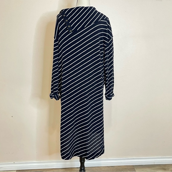 Free People Gotta Have it Cowl Neck Striped Tunic Top Size Medium Tunic Dress - Picture 10 of 13